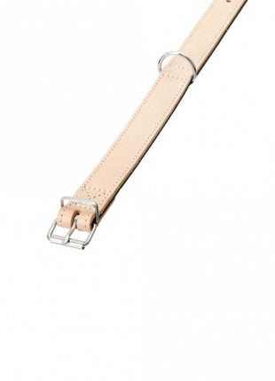 Karlie RONDO Halsband genäht - Natur/Schwarz - 27 mm, 52 cm