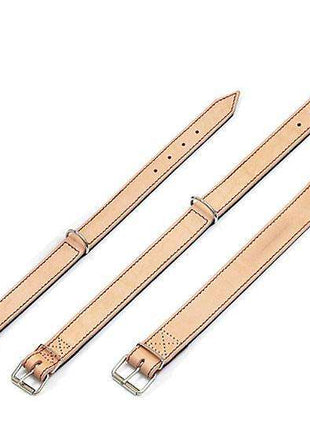 Karlie RONDO Halsband genäht - Natur/Schwarz - 27 mm, 52 cm
