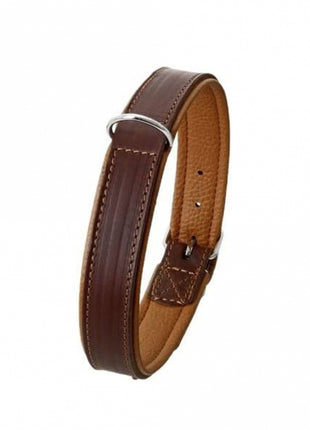 Karlie Rondo Halsband unterlegt - Braun - 14 mm / 37 cm