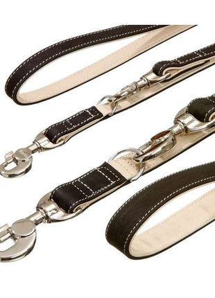 Karlie Buffalo Ultra Führleine - Schwarz/Hellbeige - 20 mm / 200 cm