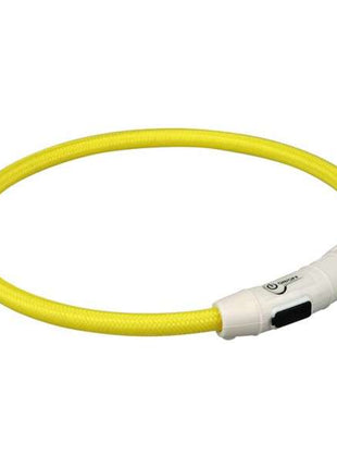 Trixie Flash Leuchtring USB Gelb