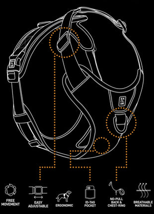 Duvoplus EXPLOR Ultimate Fit No-Pull-Geschirr