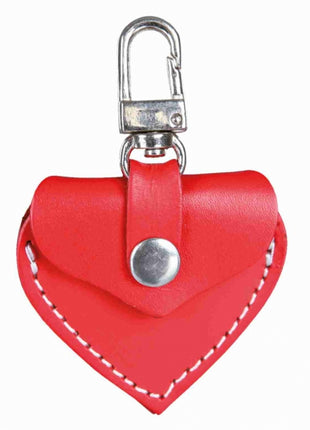 Trixie Adressherzchen aus Leder - rot