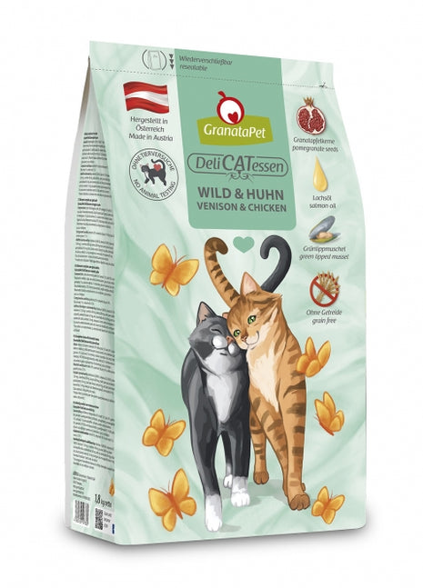 GranataPet DeliCatessen Wild & Huhn Adult - 9 kg