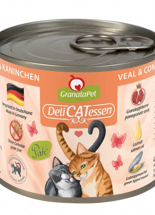 GranataPet Delicatessen Dose Kalb & Kaninchen - 800 g