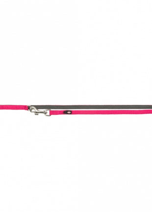 Trixie Premium Verlängerungsleine mit Neopren-Polsterung - fuchsia/grafit