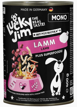Lucky Jim Mono Adult Jagnięcina puszka 400g