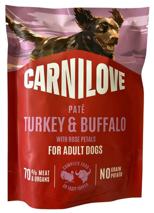 Carnilove Dog Turkey & Buffalo - indyk i bawół saszetka 300g