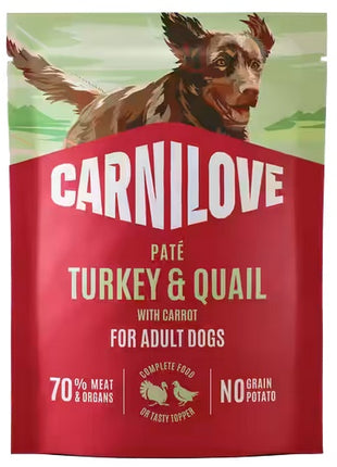 Carnilove Dog Turkey & Quail - indyk i przepiórka saszetka 300g