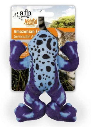 All for Paws Natural Instincts Amazonian Frog Katzenspielzeug