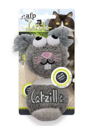 All for Paws Catzilla Mouse Ball extra großes Katzenspielzeug