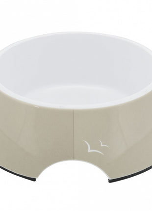 Trixie BE NORDIC Napf aus Melamin und Edelstahl - sand