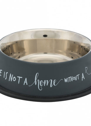 Trixie Edelstahlnapf Home für Hunde - 0,45 l/ø 19 cm