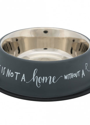 Trixie Edelstahlnapf Home für Hunde - 0,45 l/ø 19 cm