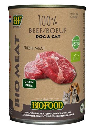 Bf Petfood Organic Hond 100% Rund Blik