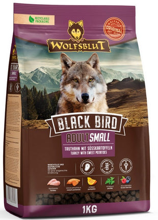 Wolfsblut Dog Black Bird Adult Small - indyk i bataty 1kg