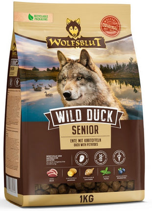 Wolfsblut Dog Wild Duck Senior - kaczka i ziemniaki 1kg