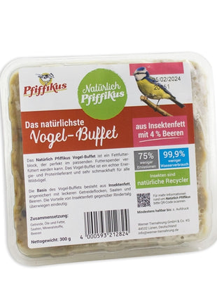 Natürlich Pfiffikus Vogel-Buffet mit Beeren
