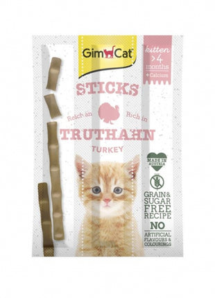 GimCat Kitten-Sticks Truthahn - 3 Stück