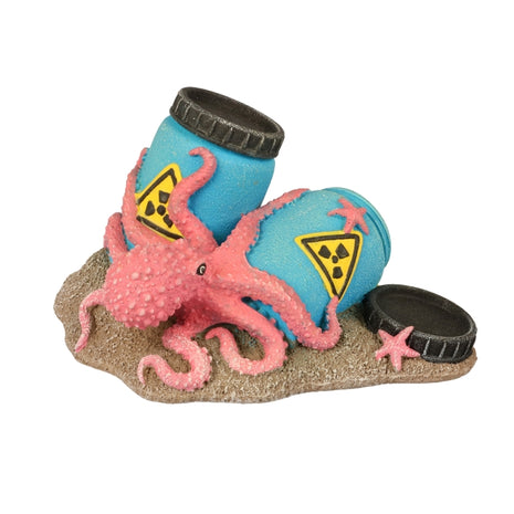 Aqua Della Radioaktive Fässer mit Oktopus