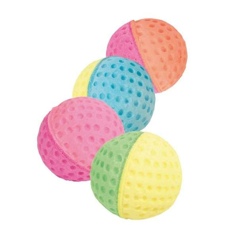 Trixie 4 Softbälle - 4 cm