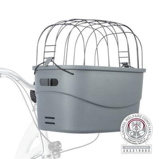 Trixie Stuur-Fietsmand Kunststof Grijs