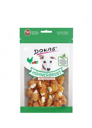 Dokas Dog Snack Hühnerbrust mit Kokosnuss 60g