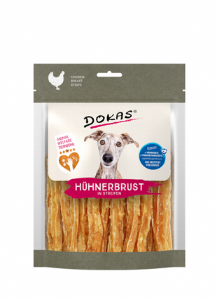 Dokas Dog Snack Hühnerbrust in Streifen 170g