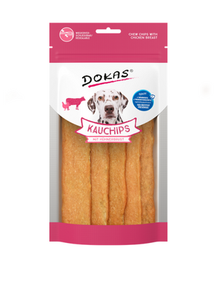 Dokas Dog Snack Kauchips mit Hühnerbrust 175g