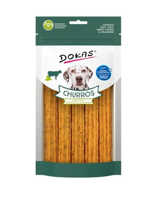 Dokas Dog Snack Churros mit Rinderleber, Süsskartoffel & Mehlwurm 150g