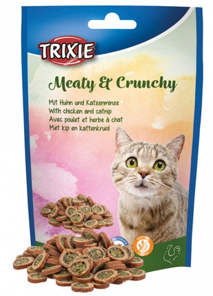 Trixie Meaty & Crunchy mit Huhn & Katzenminze - 50g