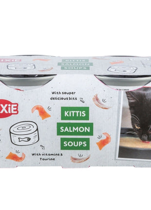 Trixie Kittis Salmon Soup - 4 × 80 g