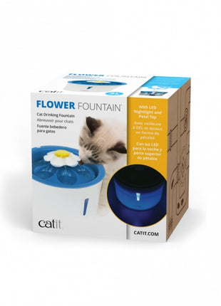 CATIT Blumentrinkbrunnen - 3 L, blau, mit LED