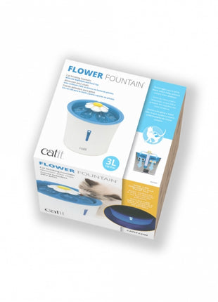 CATIT Blumentrinkbrunnen - 3 L, blau, mit LED