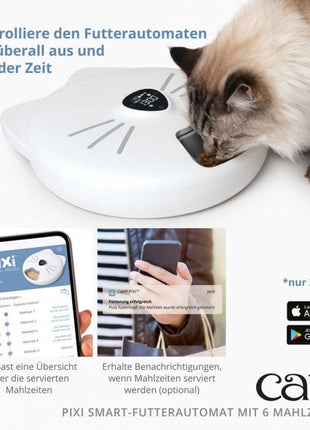 Catit PIXI Smart-Futterautomat mit 6 Mahlzeiten