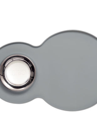 CATIT Silikonmatte Erdnuss - 46 x 29 cm - Grau