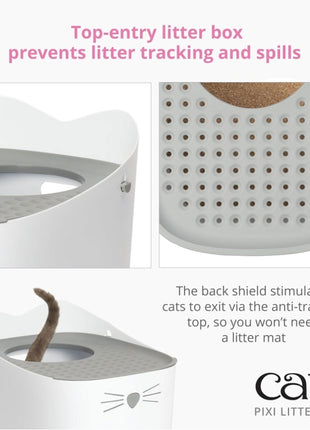 Catit Pixi Katzentoilette - grau