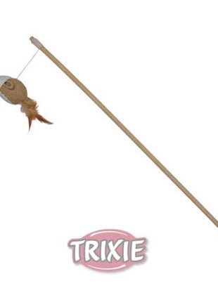 Trixie Spielangel Maus mit Federn