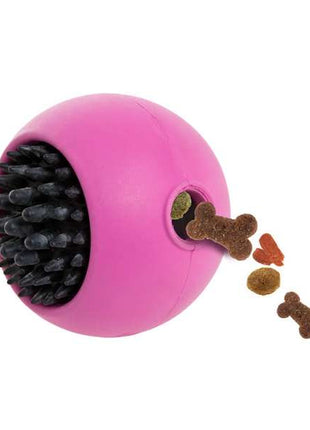 Karlie Boomer Vollgummi-Snackball - Pink/Schwarz