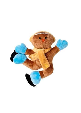 Karlie Plüschspielzeug Xmas Lebkuchenmann mit Squeeker - 20 cm