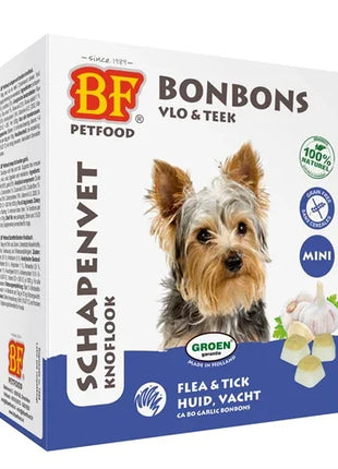 Bf Petfood Schapenvet Mini Bonbons Knoflook