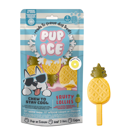 Pup Ice Fruity Lollies Pineapple S