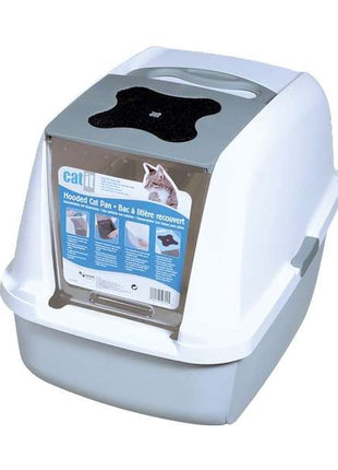 CATIT Katzentoilette mit klappbarer Abdeckung - Grau