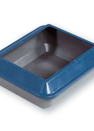 CATIT Katzentoilette mit Rand - schattenblau /grau
