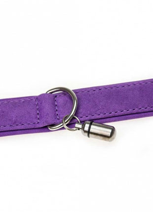 Karlie Halsband Buffalo aus Kalbsleder - Lila - 32 cm/12 mm