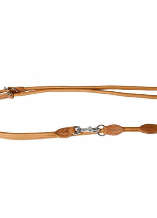 Karlie Führleine Elegance Kalbleder - Rund - Cognac