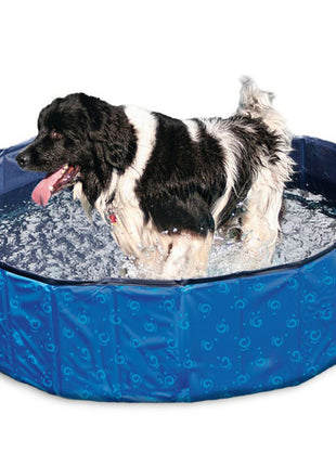 Karlie Flamingo DOGGY POOL Swimmingpool für Hunde - Blau gemustert - 80 cm