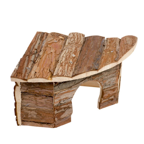 Duvoplus Eck-Kleintierhaus mit Rinde