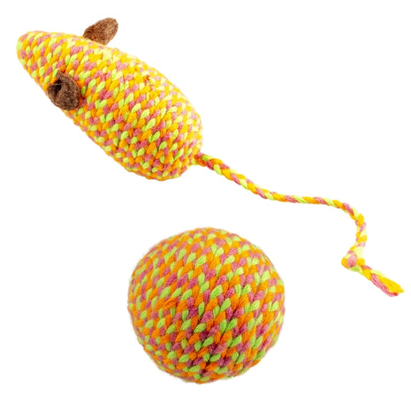 Duvoplus Cat Toy Jolly Maus & Ball