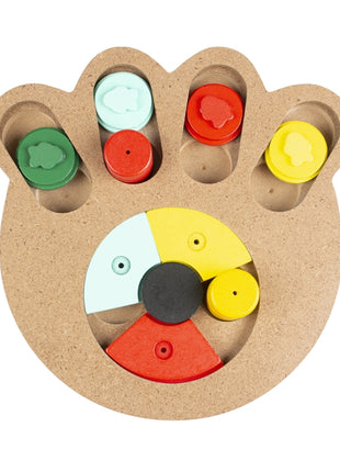 Duvoplus Intelligenzspiel Slide n Snack Puzzle Pfote